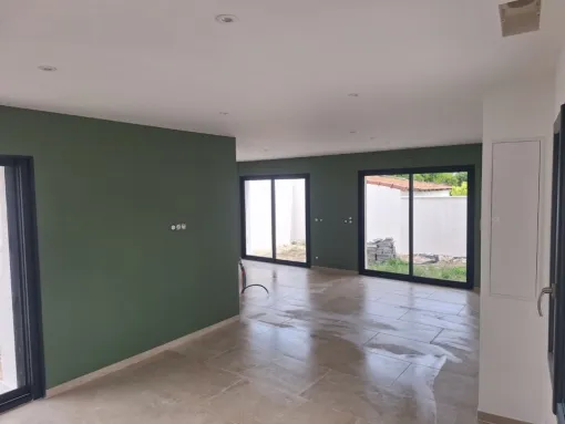 Rénovation en peinture d'une maison mitoyenne aux Pennes-Mirabeau, Trets, Ferreol Peinture
