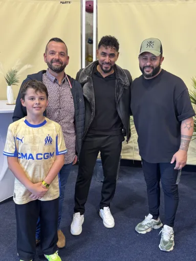 Titouan Ferréol, Jean-Christophe Ferréol, Dimitri Payet et Karim Khanfri.