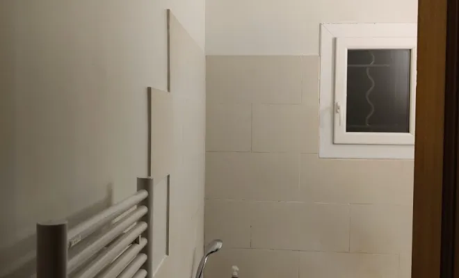 Salle de bain traitée et travaux terminés.