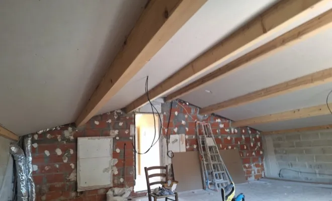 Travaux d'isolation thermique par l'intérieur dans des combles à La Seyne-sur-Mer, Trets, Ferreol Peinture