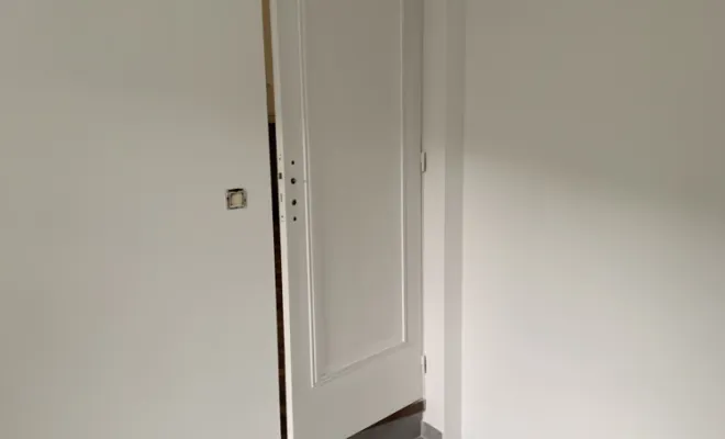 Pose du carrelage terminée