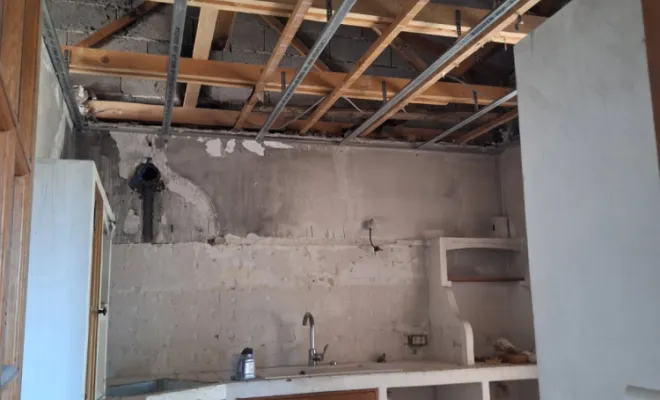 Rénovation en totalité d'une villa à La Londe-les-Maures, suite à un incendie, Trets, Ferreol Peinture