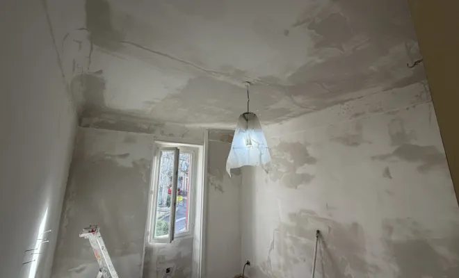 Traitement de fissures et rénovation en peinture d'une chambre à Fuveau, Trets, Ferreol Peinture