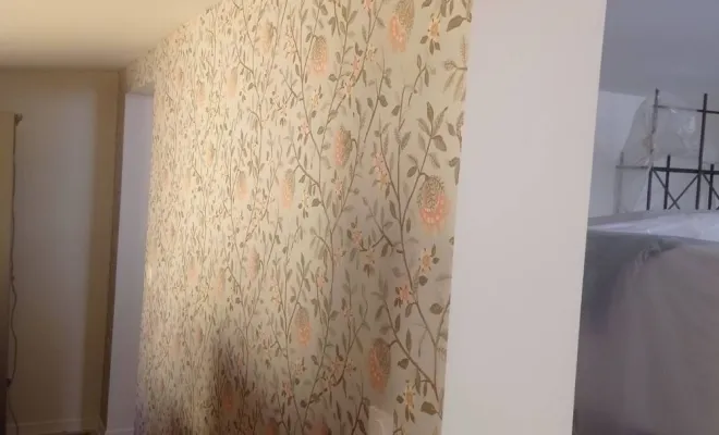 Pose de papier peint, Trets, Ferreol Peinture